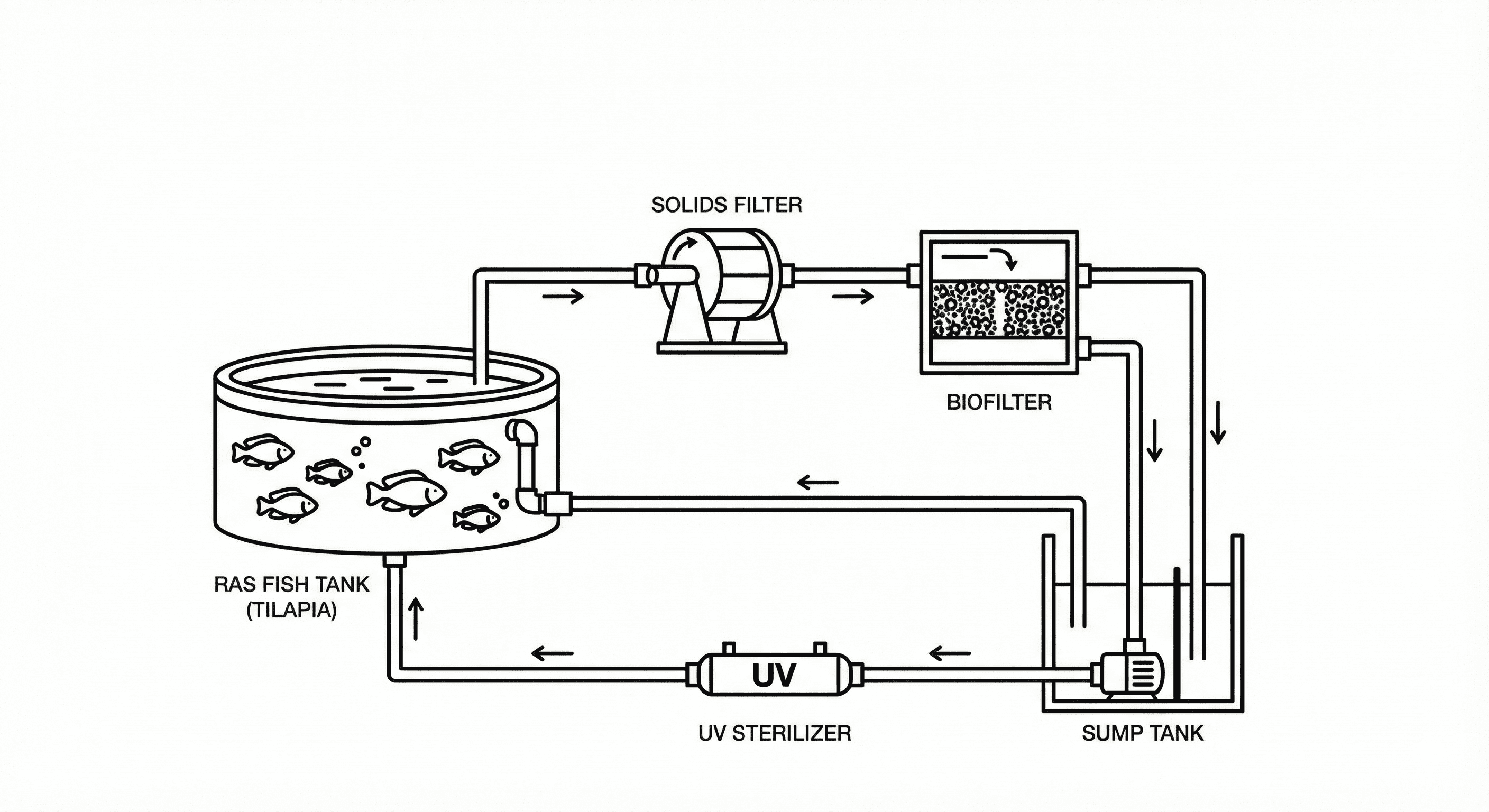 Aqualabs RAS System architecture